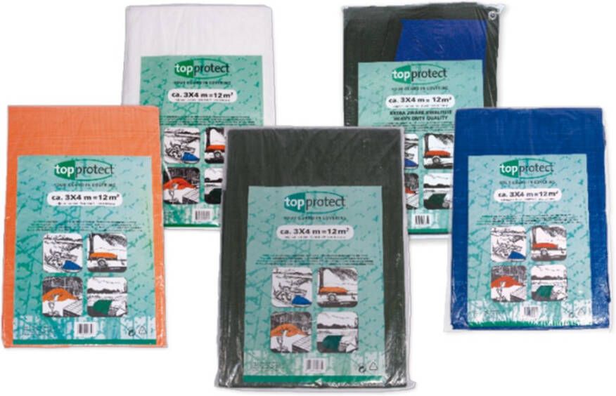 Topprotect Dekzeil (Dekkleed) Eco Olijfgroen 3 X 4 M 14002272