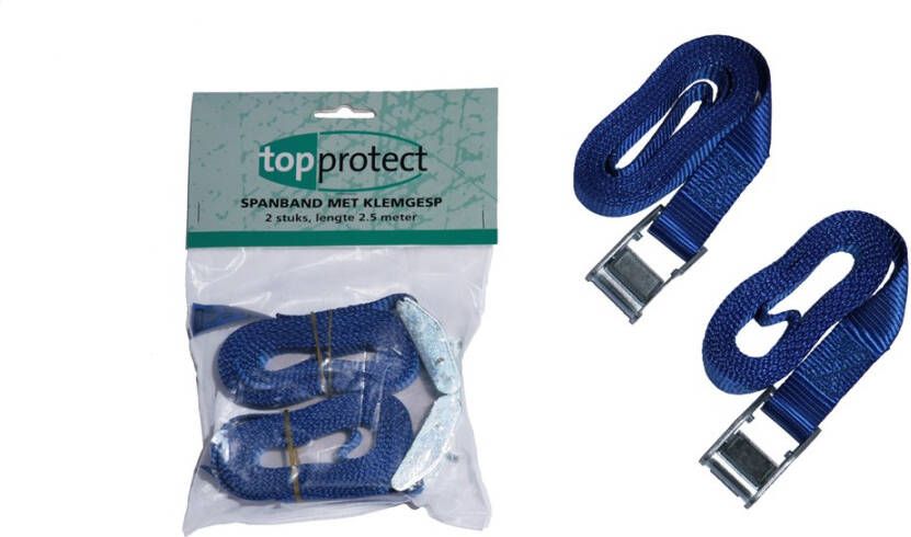 Mtools Konvox Spanband 25mm klemgesp 803 2st 2 5m blauw |