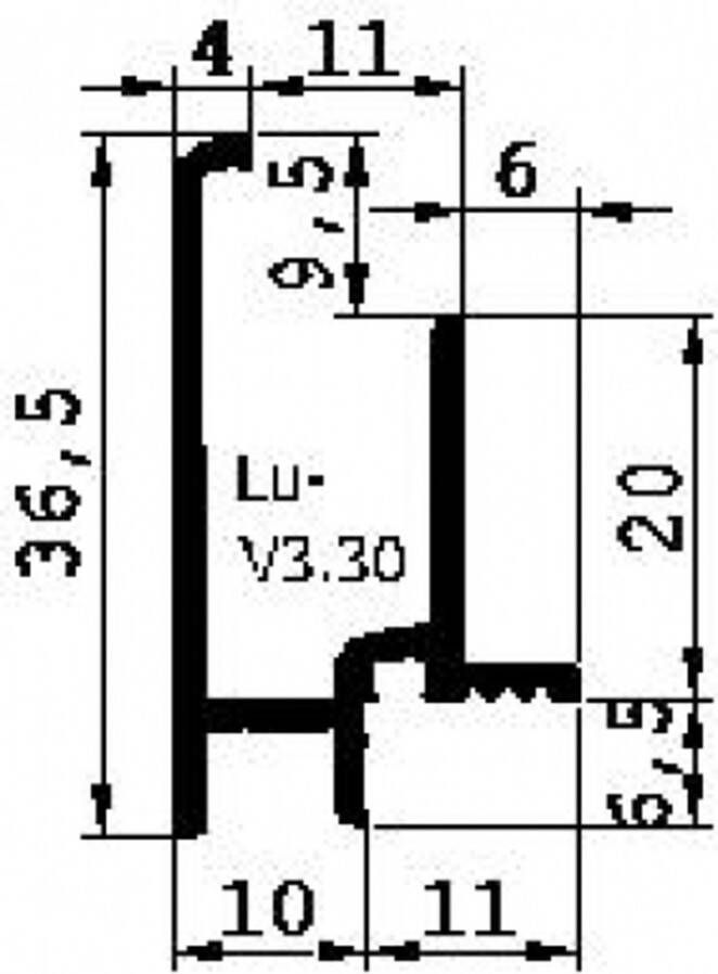 Luvema Aanslagprofiel LU.V3.30 geanodiseerd