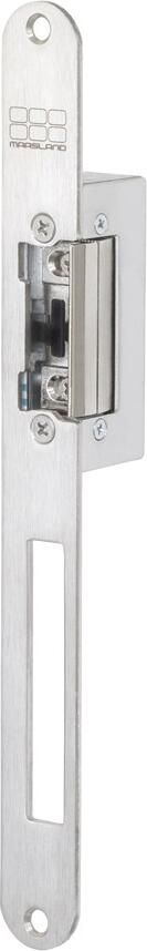 Maasland Deuropener ruststroom lange afgeronde sluitplaat 12-28V DC 780kg. dagschoot