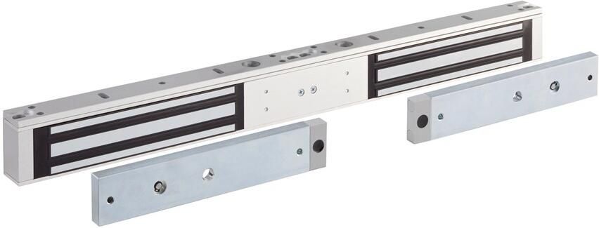 Maasland Elektro magneet dubbel opbouw 12v-24v dc spoel- endeurstand signalering timer 270kg.