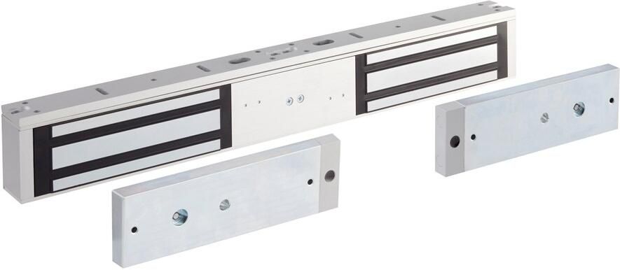 Maasland Elektro magneet dubbel opbouw 12v-24v dc spoel- endeurstand signalering timer 540kg.