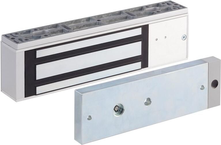 Maasland Elektro magneet opbouw 12v-24v dc spoel- en deurstand signalering timer 540kg.