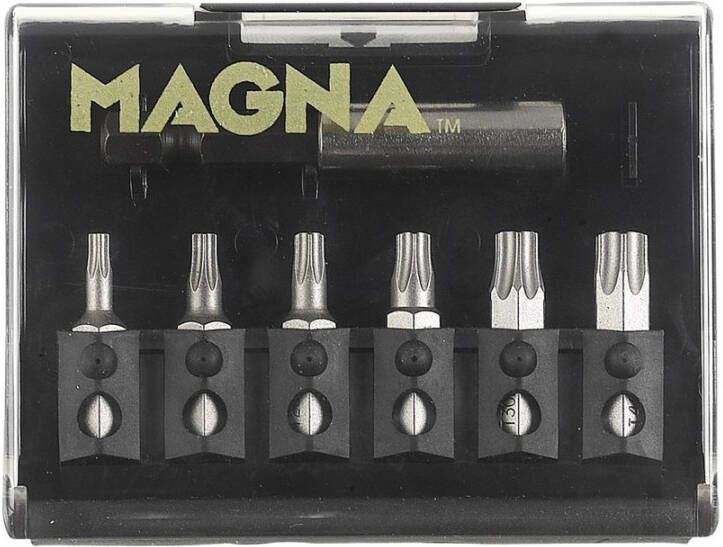Magna bitsset Torx Classic T10 t m T40 met houder