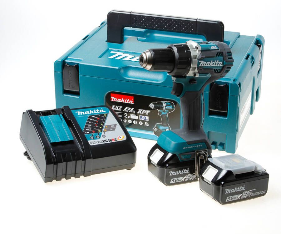 Makita boor schr.mach.ddf484rtj 18V 5.0ah(2)