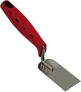 Melkmeisje Stukadoorsbandtroffel RVS 40mm 2K-softg MM749040