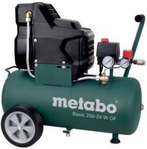 Metabo Basic 250-24 W OF Compressor | 220 l min | Olievrij