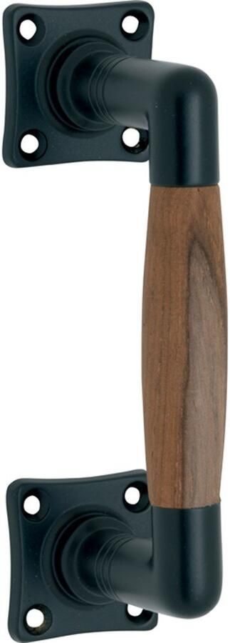 Mi Satori Deurgreep Ton vierkant rozet MMZ teak