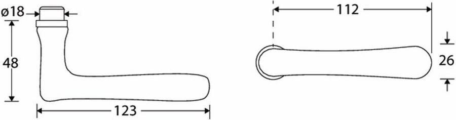 Mi Satori Deurkruk Linea XL MMZ