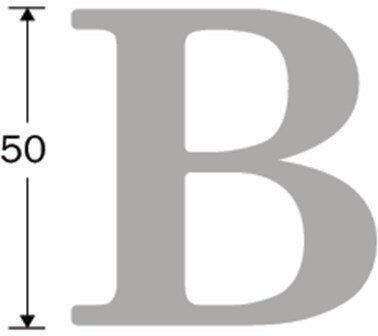 Mi Satori Huisletter Roman 50mm-B MGO