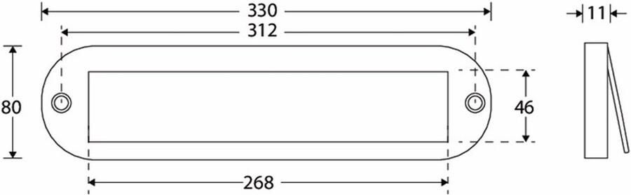 Mi Satori Tochtklep ovaal MMNO