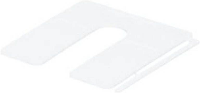 Milli-Max vulplaat 50x50x1mm wit (360st)