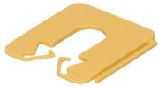 Milli-Max vulplaat 50x50x2mm geel (200st) - Thumbnail 1