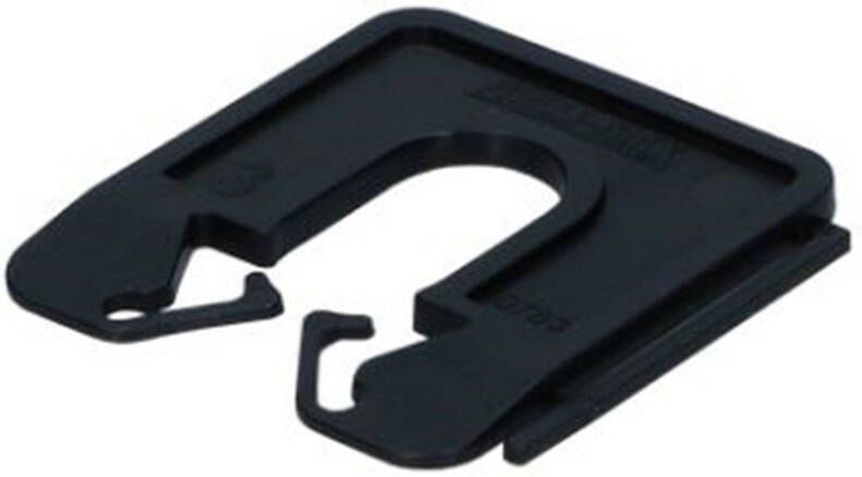 Milli-Max vulplaat 50x50x3mm zwart (130st)