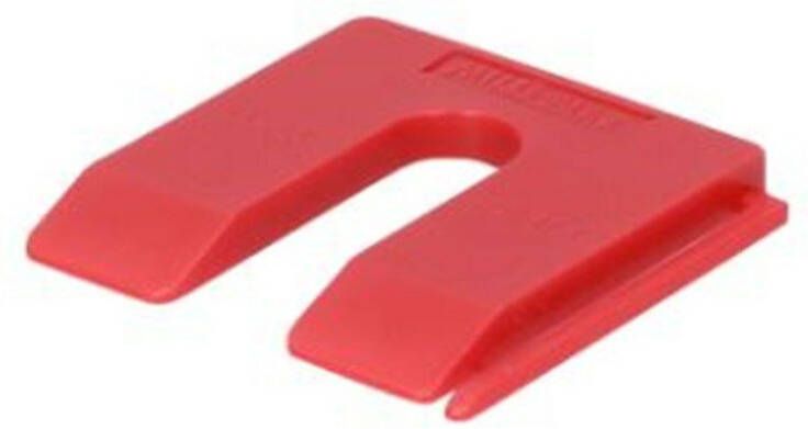 Milli-Max vulplaat 50x50x5mm rood (80st)
