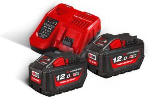 Milwaukee M18 HNRG-122 NRG KIT | 2 accu&apos;s 12.0Ah en Oplader
