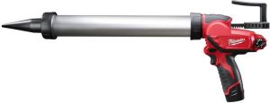 Milwaukee M12 PCG 600A-201B kit- lijmpistool met 600ml aluminium patroonhouder 4933441670