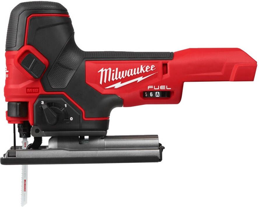 Milwaukee M18 FBJS-0X 18V Li-Ion Accu Decoupeerzaagmachine body in HD-Box koolborstelloos 4933464799