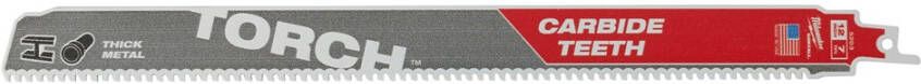 Milwaukee reciprozaagblad Torch Carbide HM lang 300mm (5st)