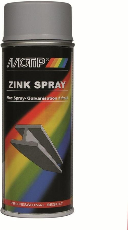 MOTIP Zinkspray | Grijs | 400ml 04061