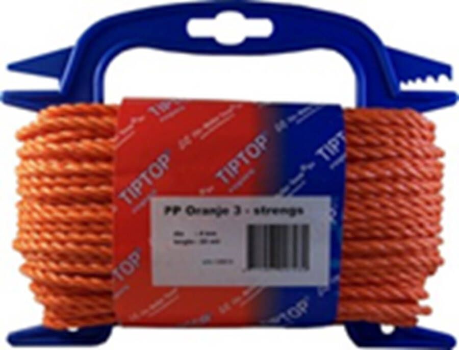 Muller touw Koord polypropyleen oranje 6mm (20mtr)