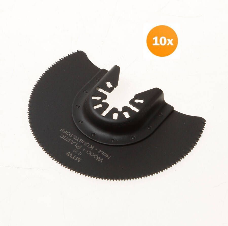 Multizaag Zaagblad Halve maan HCS 90mm Q10 UN per 10