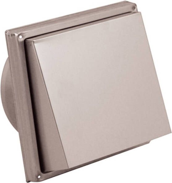 Enzo Nedco RVS buitenrooster vierkant 100 mm Nedco 1400465