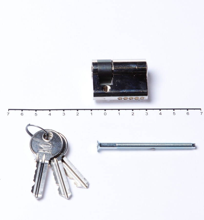 Nemef Profielcilinder 95239 | 3 sleutels | verschillend sluitend | 30 mm 9095200390
