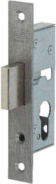 Nemef 9640 Kastslot | DM35mm | voorplaat RVS 24x150mm rechthoekig | zamac vernikkelde nachtschoot | DR 1+2+3+4 9964307000