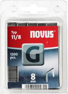 Novus Vlakdraad nieten G 11 8mm | 1200 stuks 042-0385