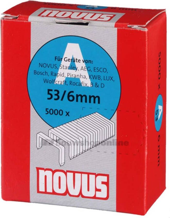 Novus Dundraad nieten A 53 6mm | 5000 stuks 042-0516