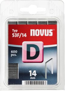 Novus Vlakdraad nieten D 53F 14mm | 600 stuks 042-0378