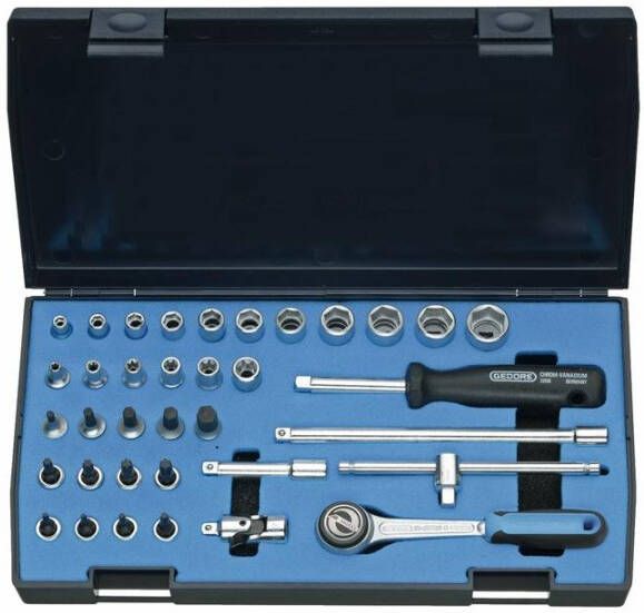 Onbekend Dopsleutelset 20 ITU-3 36-delig 1 4 inch sleutelwijdtes 4-14 mm aantal tanden 72