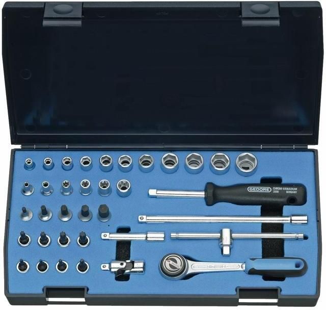 Onbekend Dopsleutelset 20 ITU-3 36-delig 1 4 inch sleutelwijdtes 4-14 mm aantal tanden 72