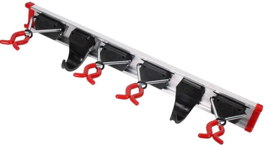 Onbekend Gereedschaphouderrail lengte geleiderail 500 mm haak 2 houder4 aluminium