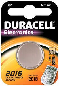 Onbekend Knoopcelbatterij Duracell 3v cr2016 lith.(1)