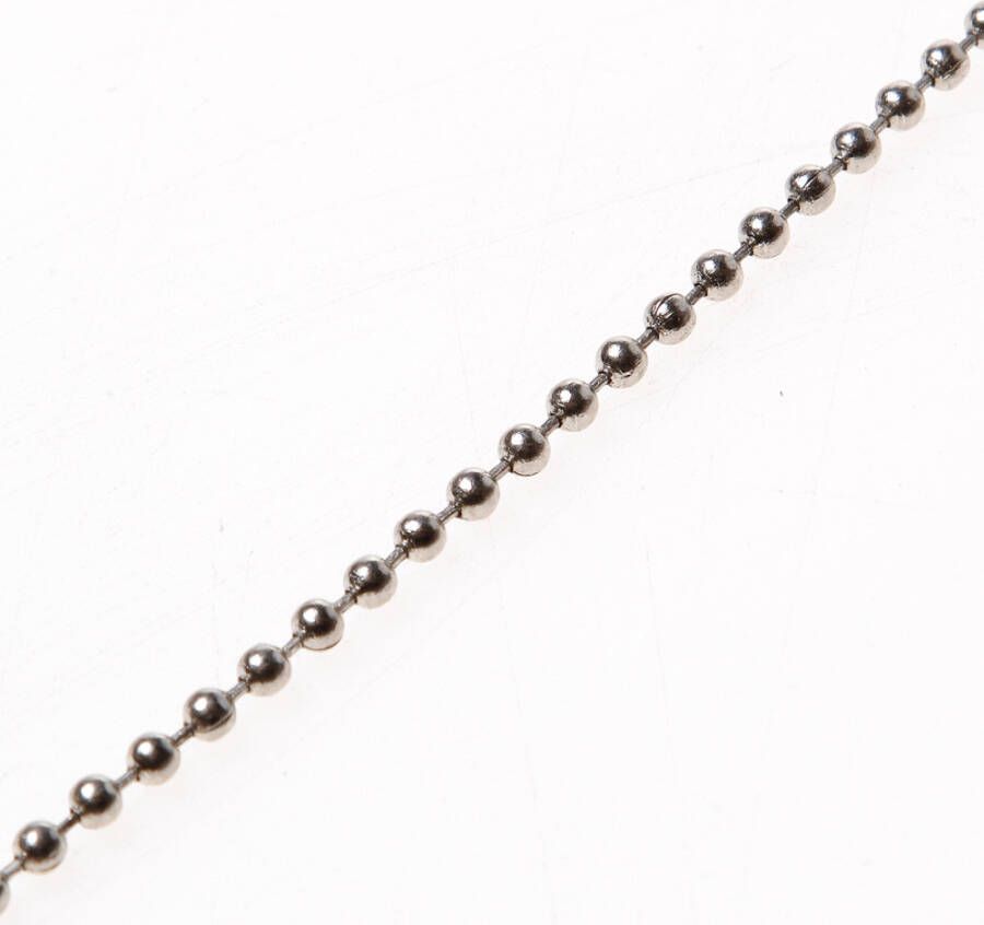 Onbekend Kogelketting nikkel 3.6 mm