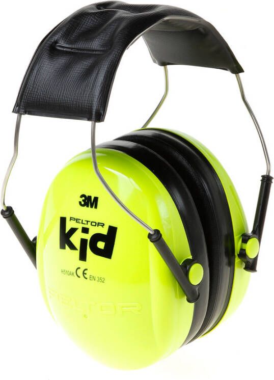 3m Peltor gehoorkap kids groen H510AK-442