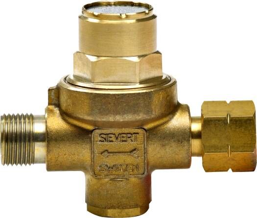 Sievert Propaandrukregelaar | zonder manometer | 2 bar 6 kg h G 3 8 inch LH | 1 stuk 309122