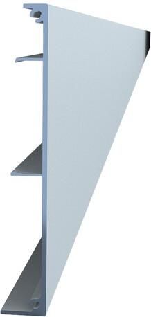 OPK e space afdekkap glas alu geano 2000 mm