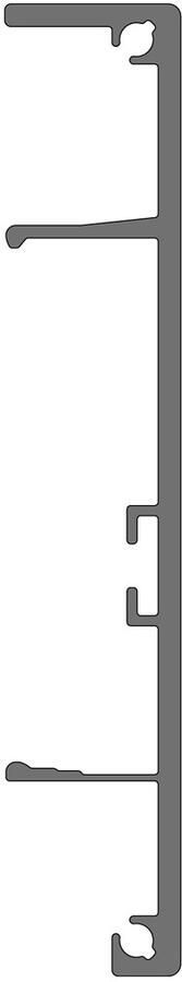 OPK e space afdekkap wand hout alu geano 2000 mm