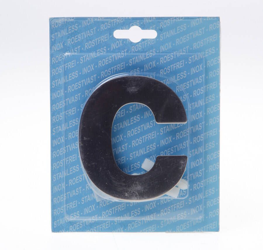Oxloc Huisletter rvs 93mm c