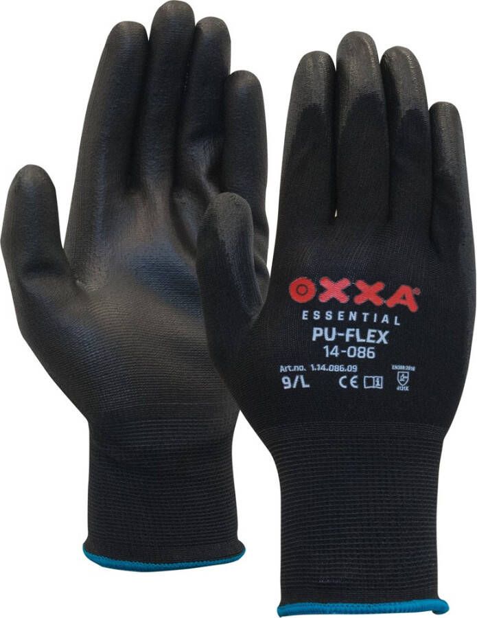 M-Safe Pu-Flex Werkhandschoen B 14-086 Zwart XXL 11408611