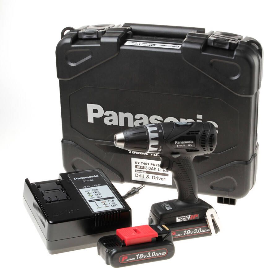 Panasonic Accuboormachine ey7451pn2s32 18v 3.0Ah
