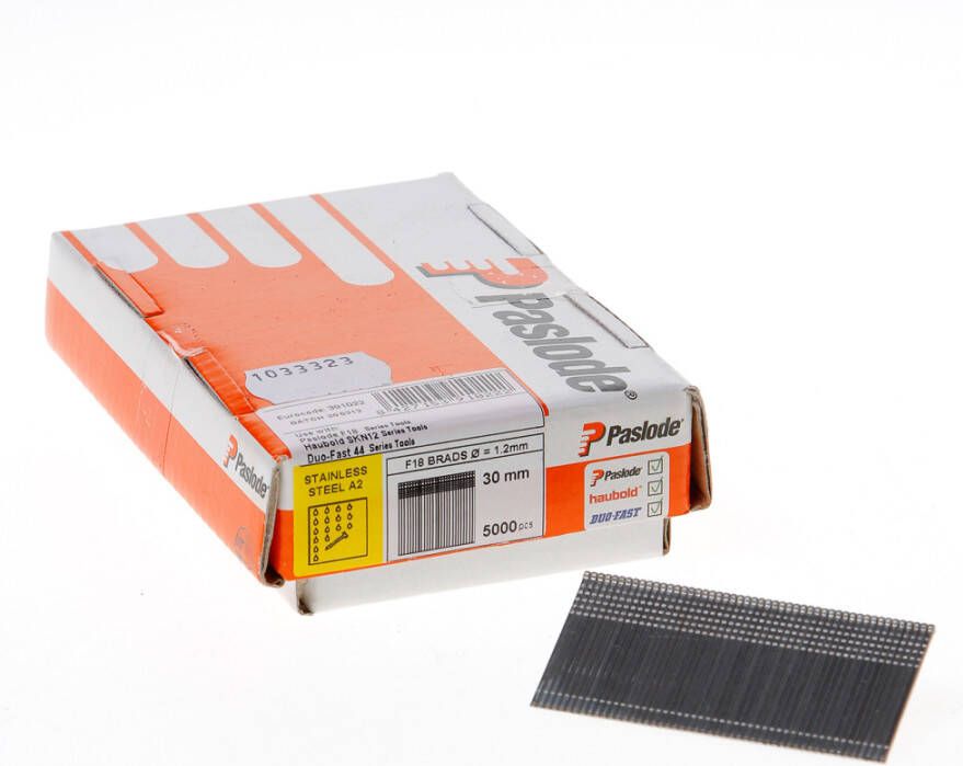 Paslode Afwerkbrads f18 rvs 1.2x30