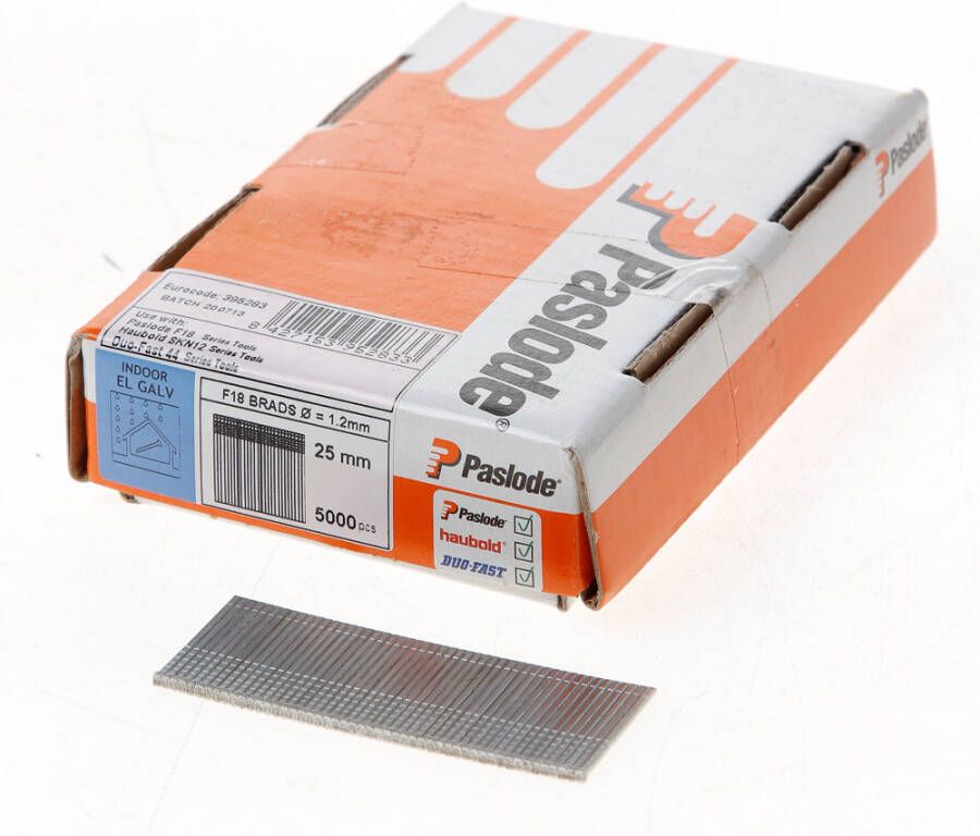 Paslode Afwerkbrads f18 verzinkt 1.2x25