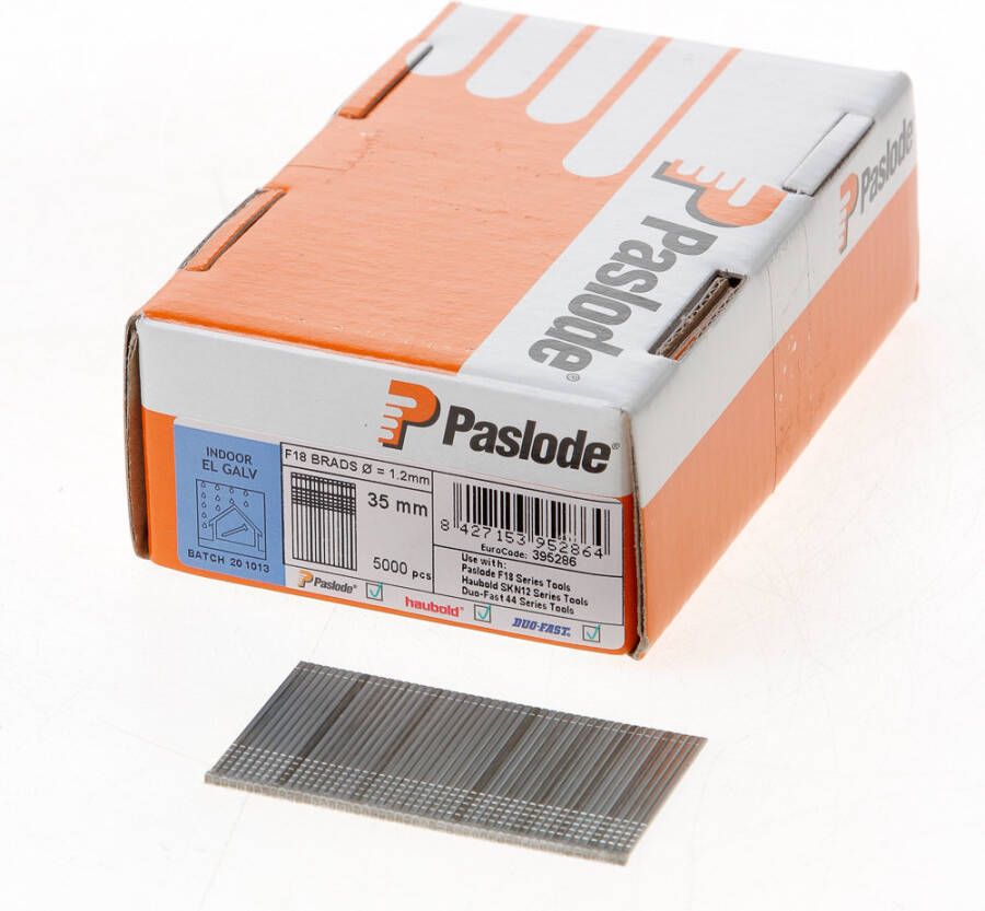 Paslode Afwerkbrads f18 verzinkt 1.2x35