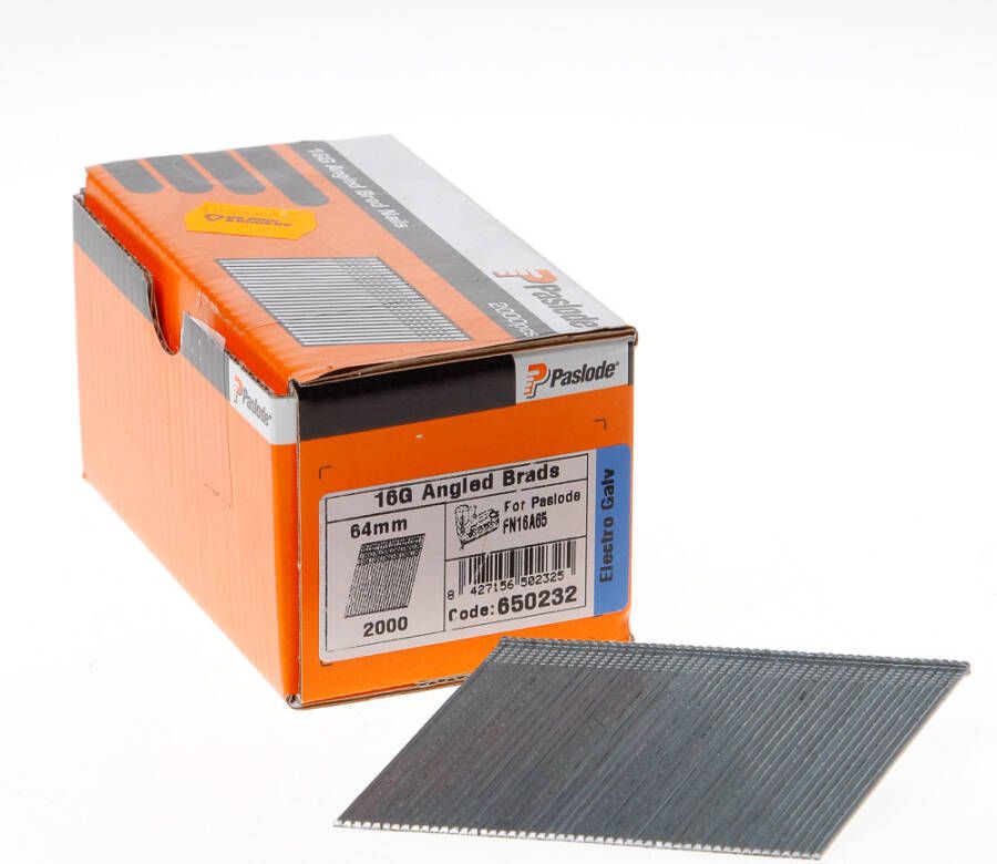Paslode Afwerknagels af16 64mm geg