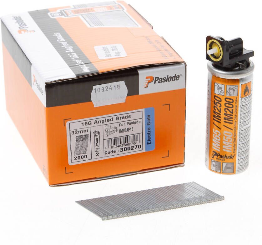 Paslode Nagels+gas im65af16 32mm vz.2000st