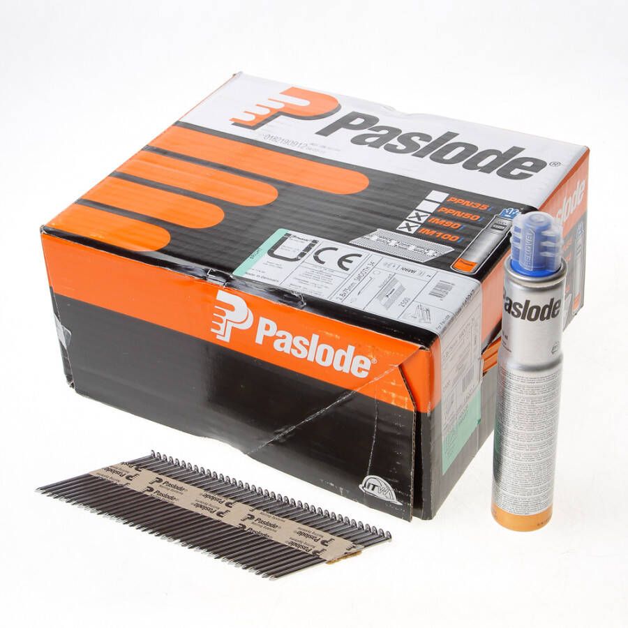 Paslode Nagels+gas im90i 2.8x75glad bl.2500st